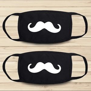 Mustache Face Masks, Cute, Washable, 2